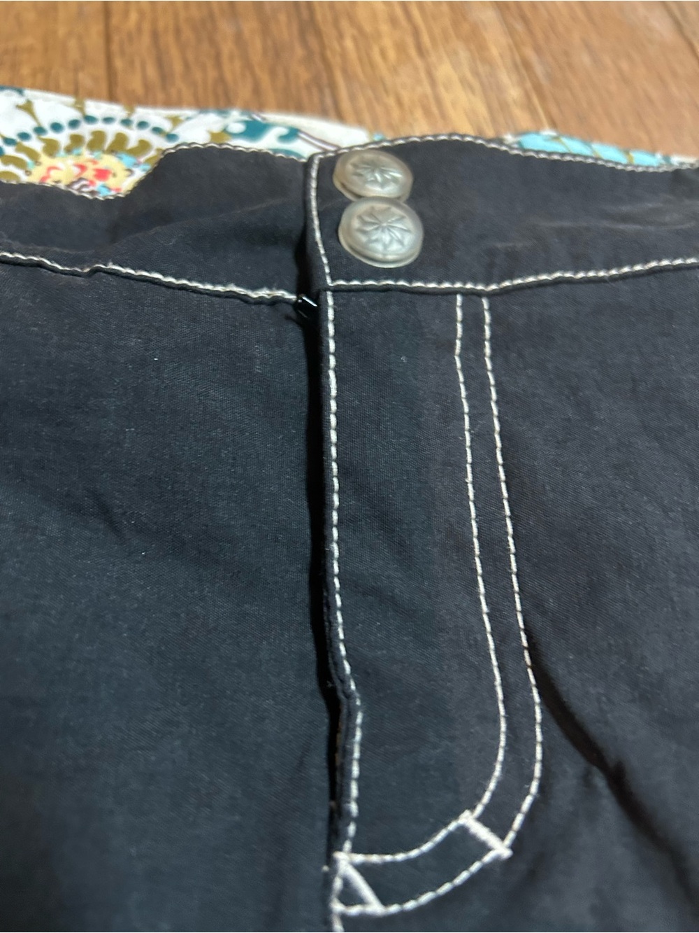 Athleta Black Skort with White Contrast Stitching - Picture 2 of 9